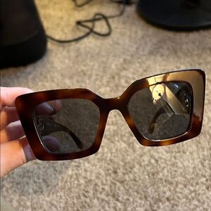 Burberry Brown Square Sunglasses